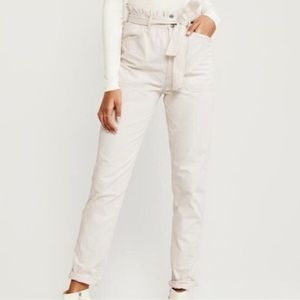 Abercrombie Khaki High Waisted Pants